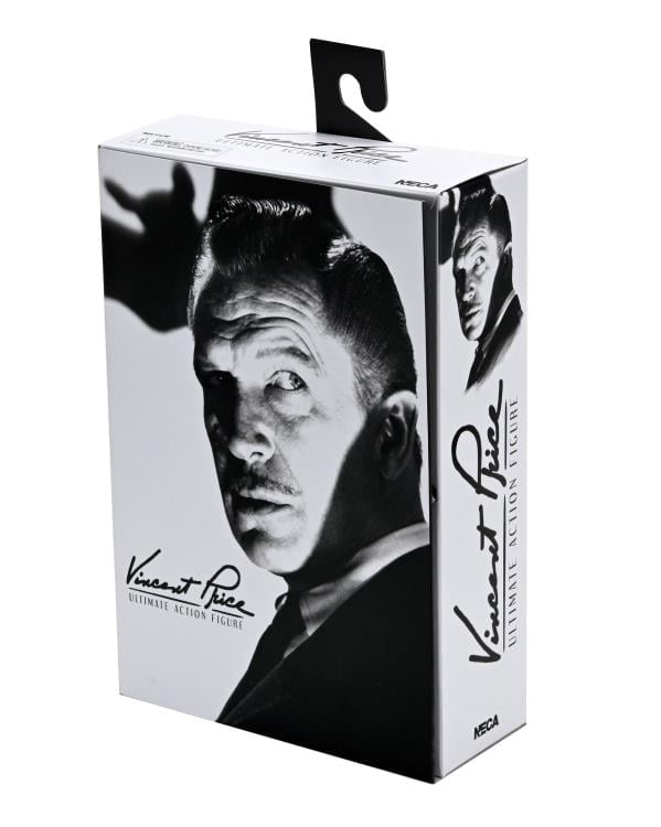 Vincent Price NECA Ultimate 7-Inch Figure — Box Side View Package Art Close-Up