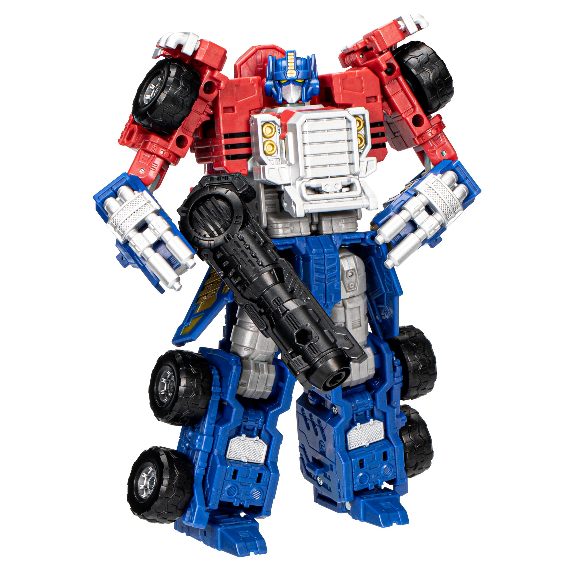 Armada Universe Optimus Prime Legacy Evolution Commander — White Background Ion Cannon Pose