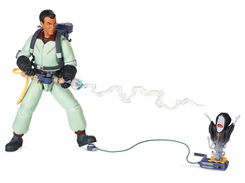Winston Zeddemore Real Ghostbusters Mondo 1/12 Figure — Particle Stream Firing with Sandman Ghost