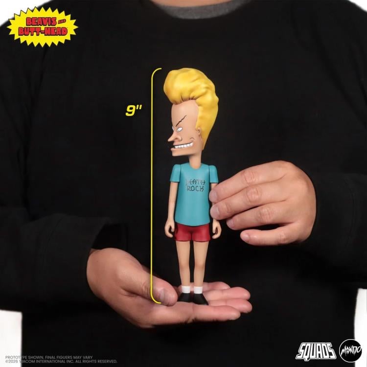 Butt-Head Mondo Squads 9-Inch Figure — Scale Reference Hand View 9 Inches