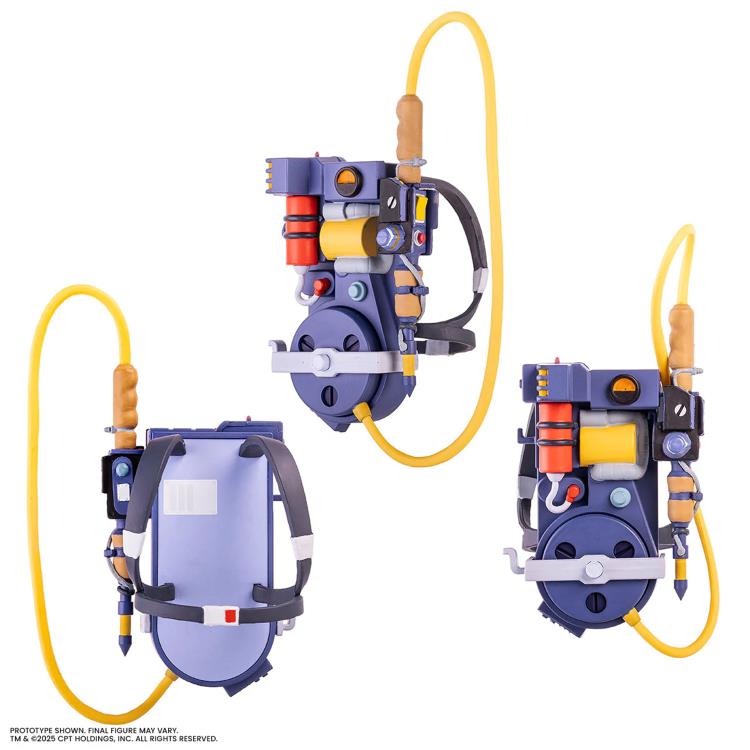 Real Ghostbusters Mondo 1/12 Proton Pack — Three-Angle Accessory View