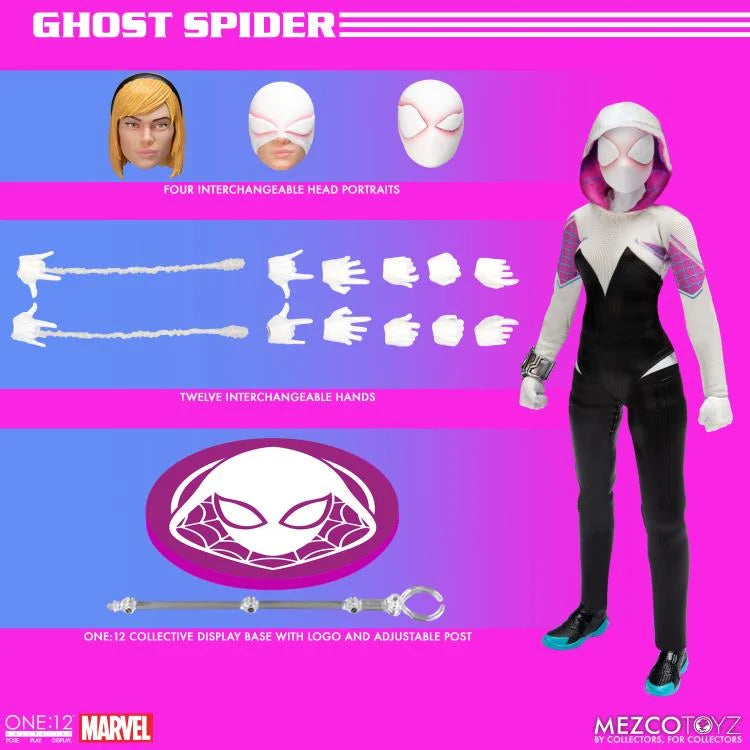 Ghost Spider (Spider-Gwen) Marvel Comics Mezco One:12 Collective