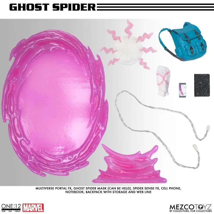 Ghost Spider (Spider-Gwen) Marvel Comics Mezco One:12 Collective