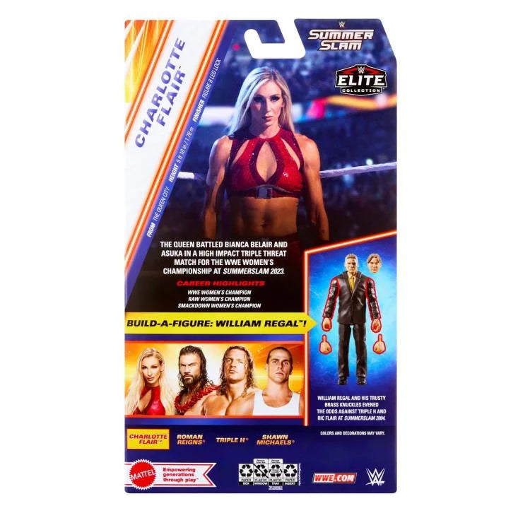 Charlotte Flair WWE Elite Collection SummerSlam (William Regal BAF)