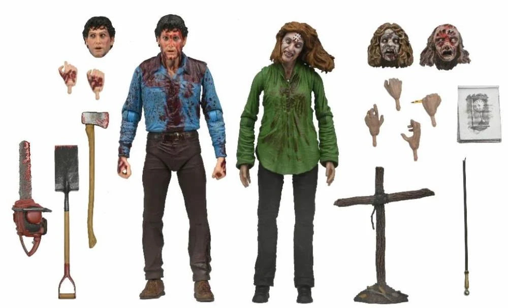 Bloody Ash & Cheryl Williams Evil Dead NECA Ultimate Action Figure Two-Pack