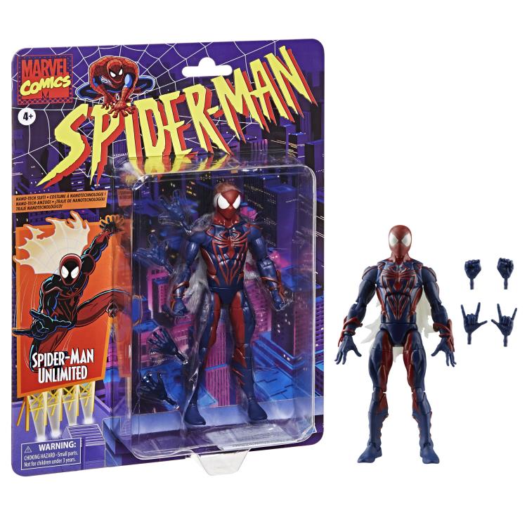 Spider-Man Unlimited Spider-Man Marvel Legends Retro Collection Action Figure