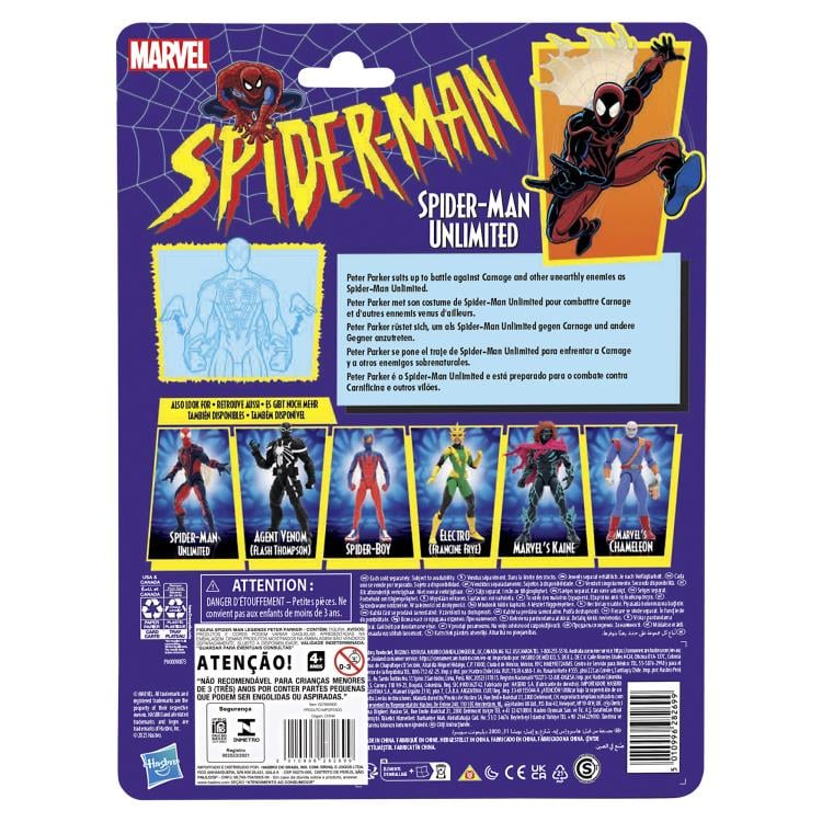 Spider-Man Unlimited Spider-Man Marvel Legends Retro Collection Action Figure