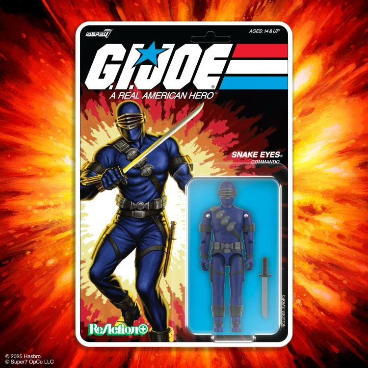 Snake Eyes (Cartoon) G.I. Joe ReAction+ Action Figure