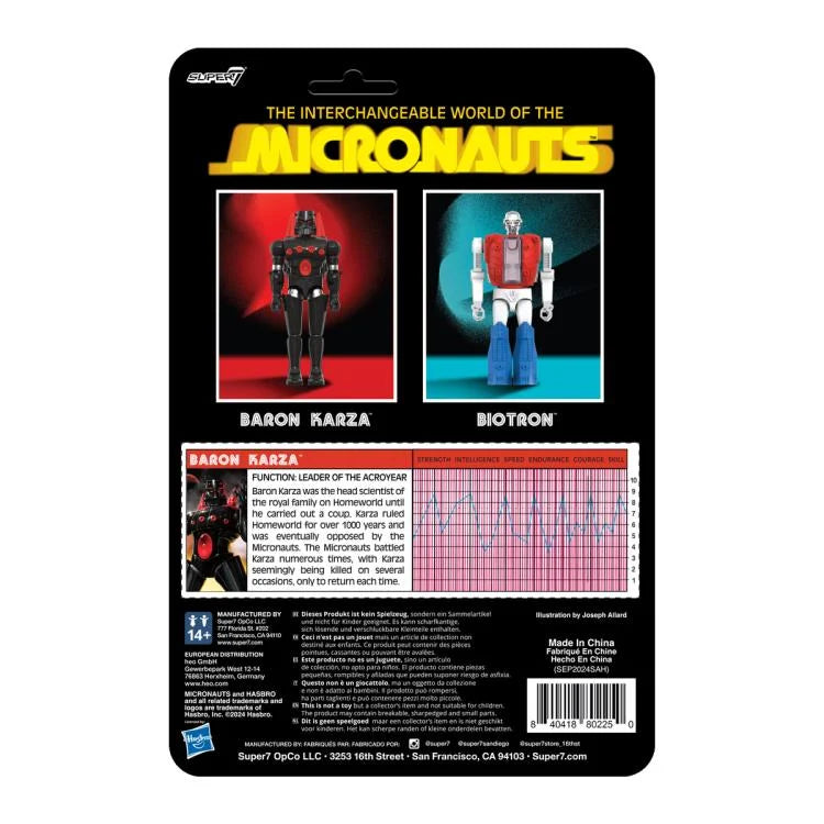 Baron Karza Micronauts Reaction+ Action Figure