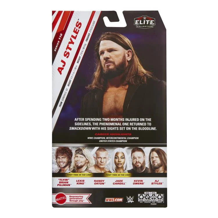 AJ Styles WWE Elite Collection Series 116 Action Figure