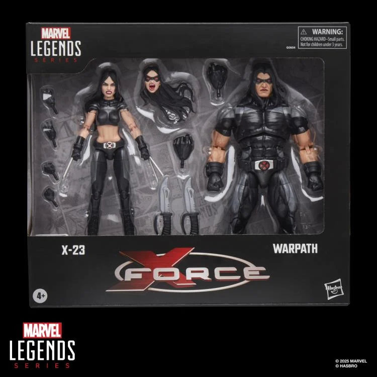 Warpath and X-23 X-Force Marvel Legends Action Figure Two-Pack