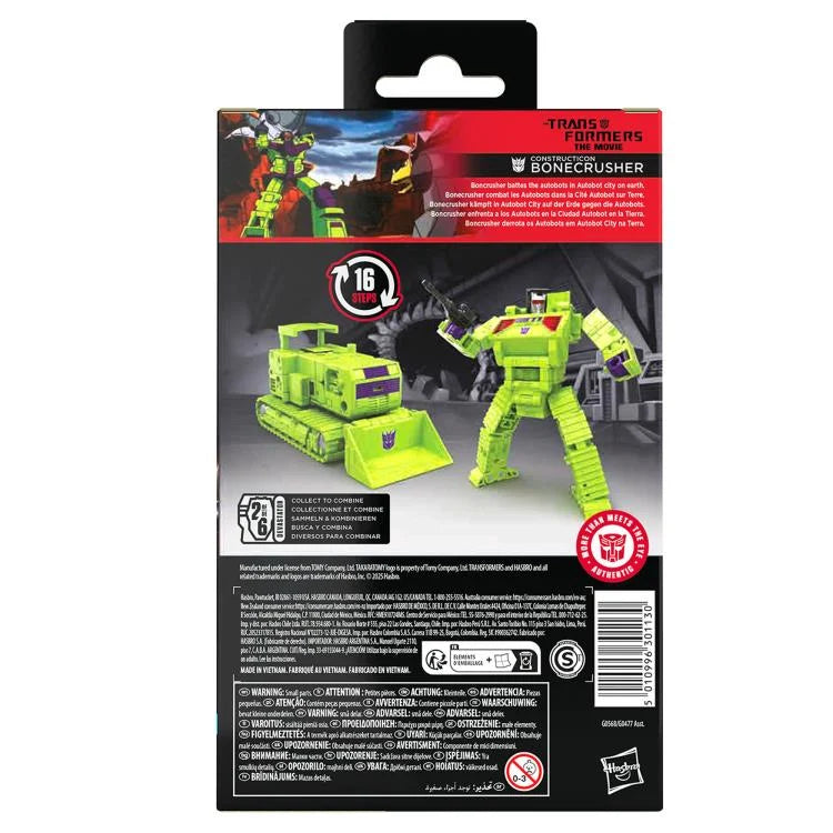 Bonecrusher The Transformers: The Movie Studio Series 86 Deluxe Class Constructicon