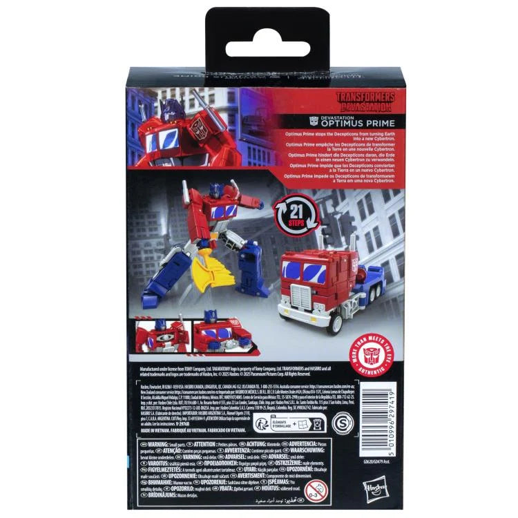Optimus Prime Transformers: Devastation Studio Series Deluxe Class Action Figure