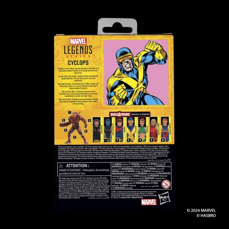 Cyclops (X-Factor) X-Men Marvel Legends Action Figure (Marvel's Nemesis BAF)