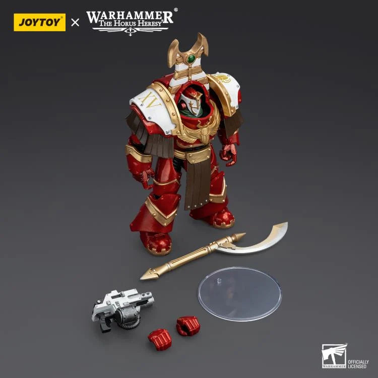 Sekhmet Terminator Cabal Sekhmet with Combi-Melta and Achea Force Weapon Warhammer: The Horus Heresy Thousand Sons 1/18 Scale Action Figure