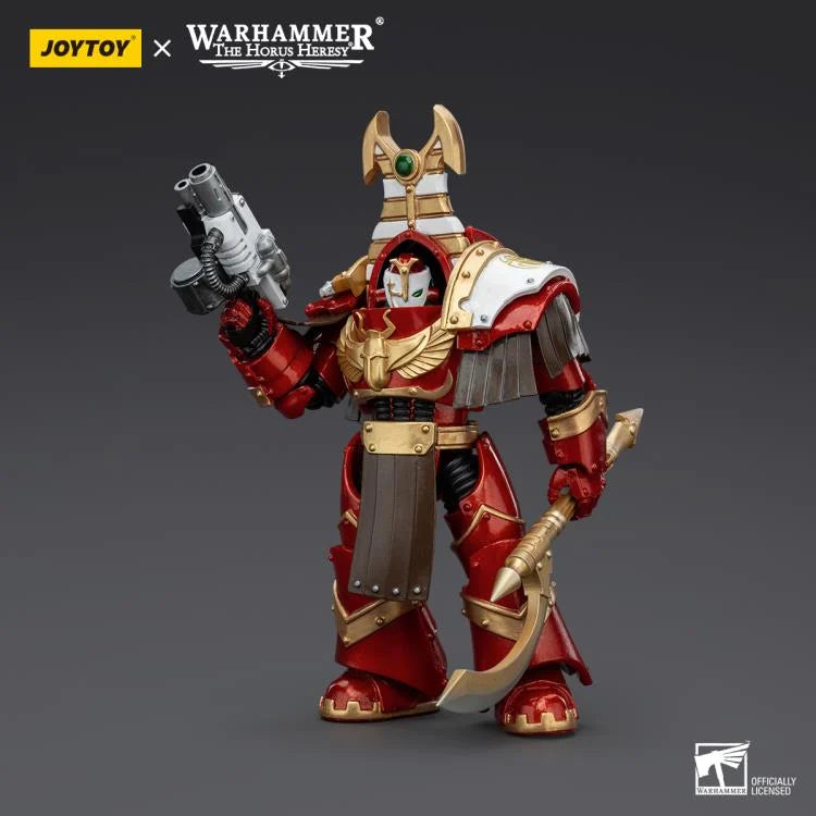 Sekhmet Terminator Cabal Sekhmet with Combi-Melta and Achea Force Weapon Warhammer: The Horus Heresy Thousand Sons 1/18 Scale Action Figure