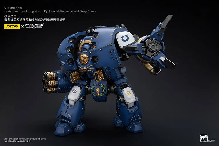 Leviathan Dreadnought with Cyclonic Melta Lance and Siege Claw Warhammer: The Horus Heresy Ultramarines 1/18 Scale Action Figure