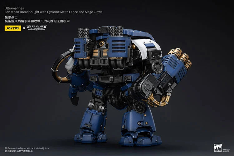 Leviathan Dreadnought with Cyclonic Melta Lance and Siege Claw Warhammer: The Horus Heresy Ultramarines 1/18 Scale Action Figure