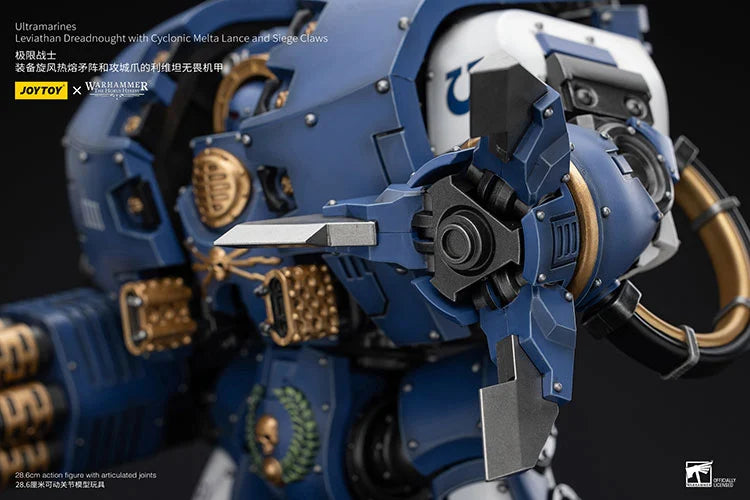 Leviathan Dreadnought with Cyclonic Melta Lance and Siege Claw Warhammer: The Horus Heresy Ultramarines 1/18 Scale Action Figure