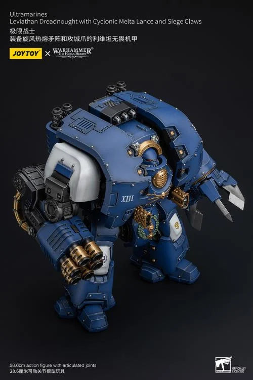 Leviathan Dreadnought with Cyclonic Melta Lance and Siege Claw Warhammer: The Horus Heresy Ultramarines 1/18 Scale Action Figure