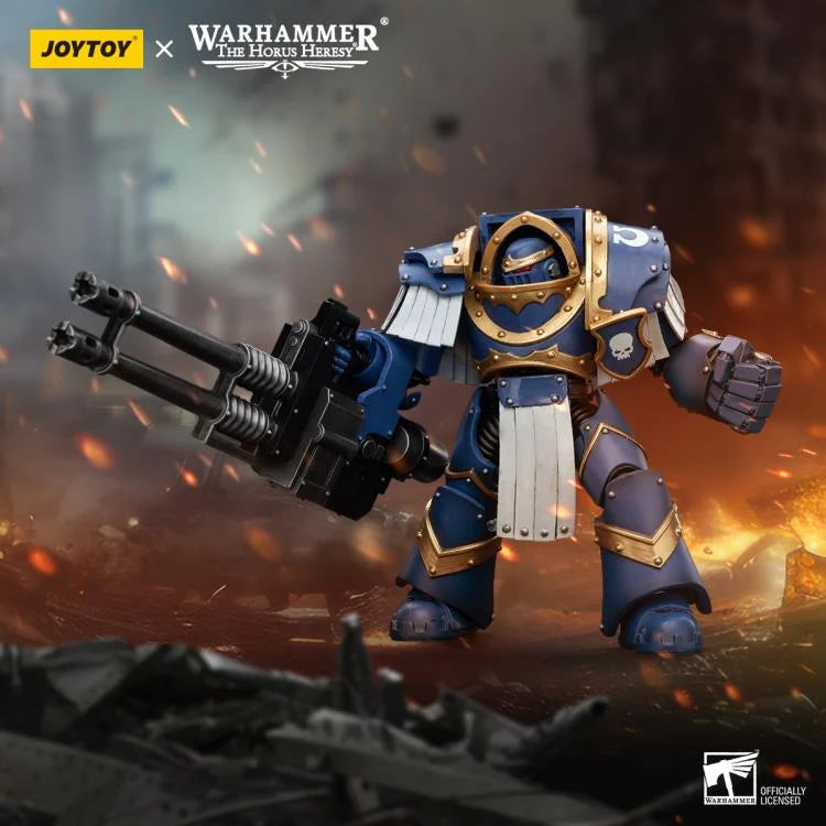 Cataphractii Terminator Squad Terminator with Reaper Autocannon Warhammer: The Horus Heresy Ultramarines 1/18 Scale Action Figure