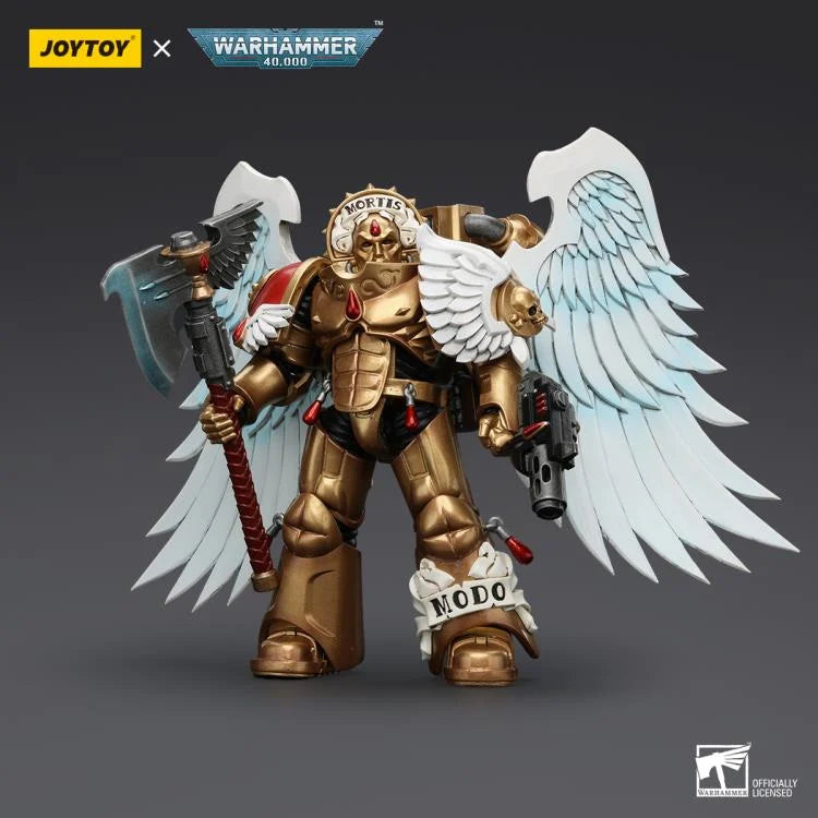 Sanguinary Guard with Encarmine Axe and Inferno Pistol Warhammer 40K Blood Angels 1/18 Scale Action Figure