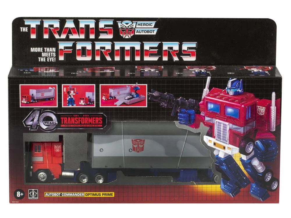 Optimus Prime (Retro G1) Transformers 40th Anniversary Action Figure