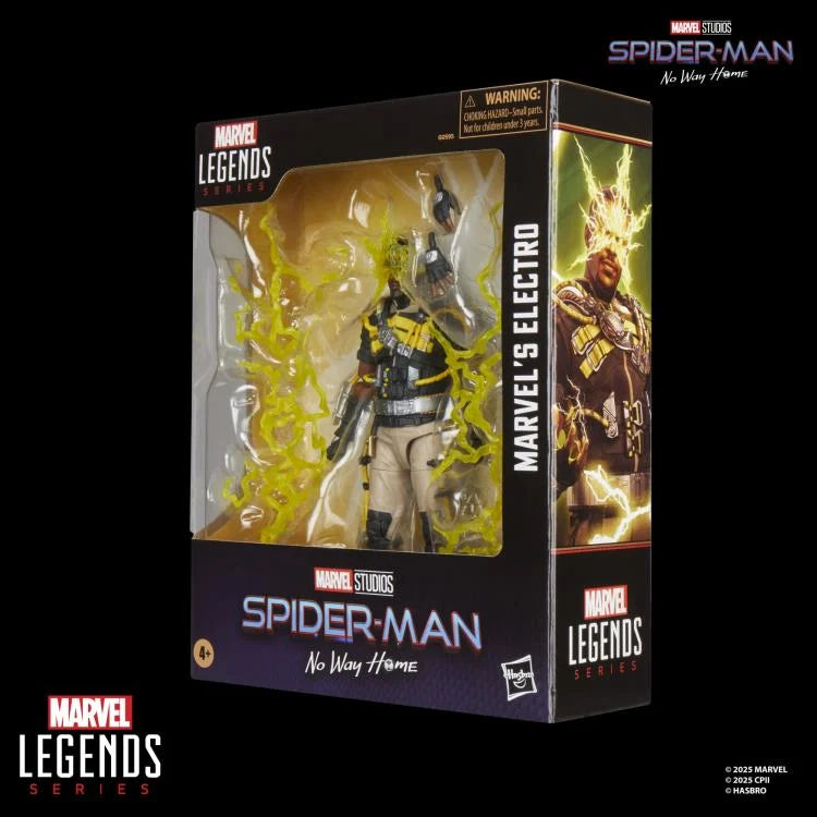 Electro Spider-Man: No Way Home Marvel Legends Deluxe Action Figure