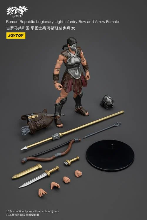 Female Legionary Light Infantry with Bow and Arrow Strife Roman Republic 1/18 Scale Action Figure