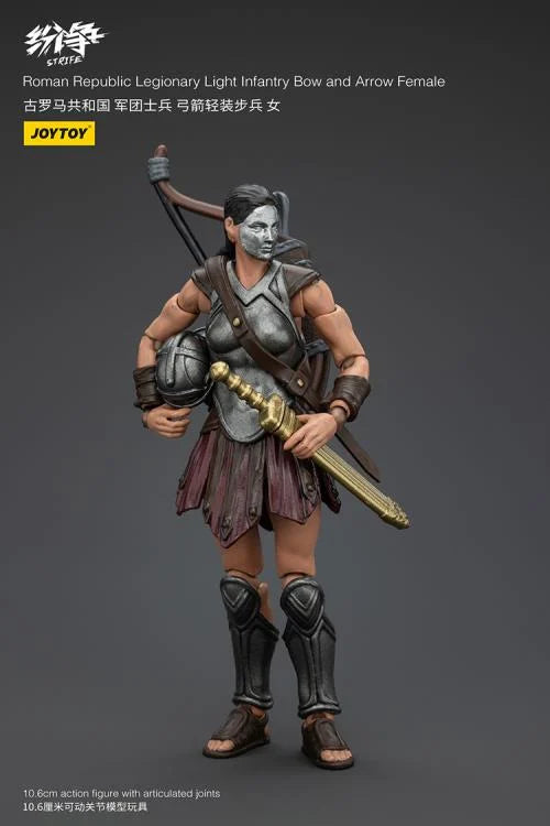 Female Legionary Light Infantry with Bow and Arrow Strife Roman Republic 1/18 Scale Action Figure