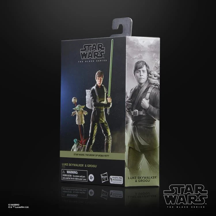 Luke Skywalker & Grogu (Book of Boba Fett) Star Wars: The Black Series 6" Action Figure