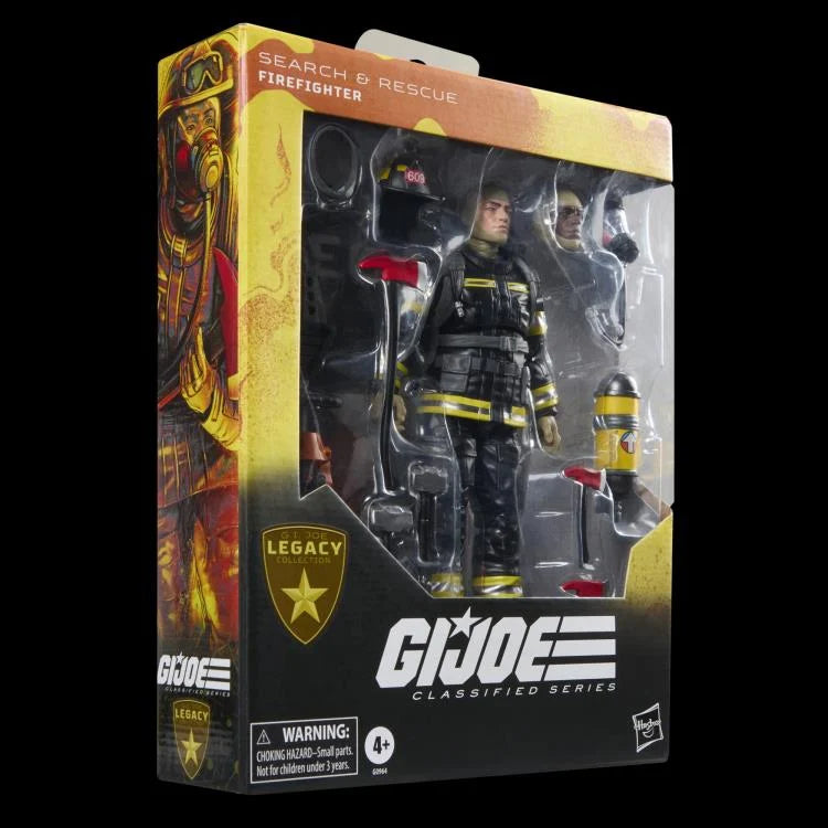 G.I. Joe Classified Series Legacy Collection Search & Rescue Firefighter Action Figure
