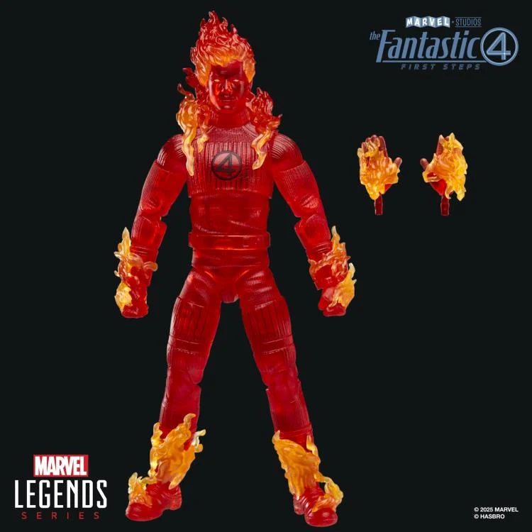 Human Torch The Fantastic Four: First Steps Marvel Legends Action Figure