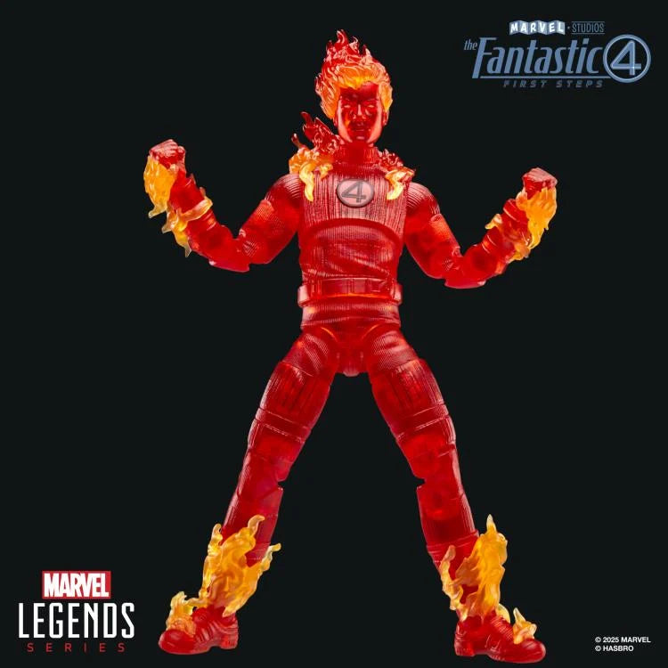 Human Torch The Fantastic Four: First Steps Marvel Legends Action Figure