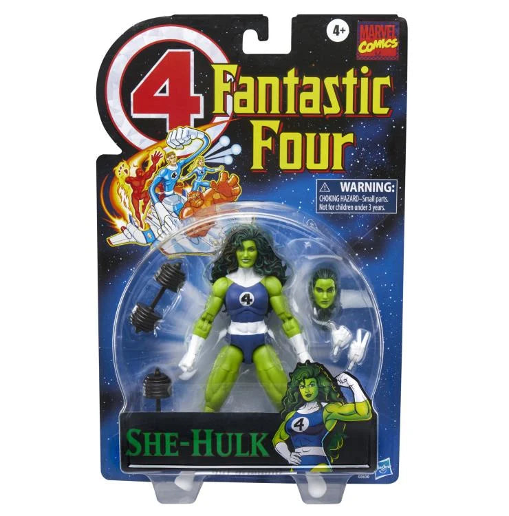 She-Hulk Fantastic Four Marvel Legends Retro Collection Action Figure