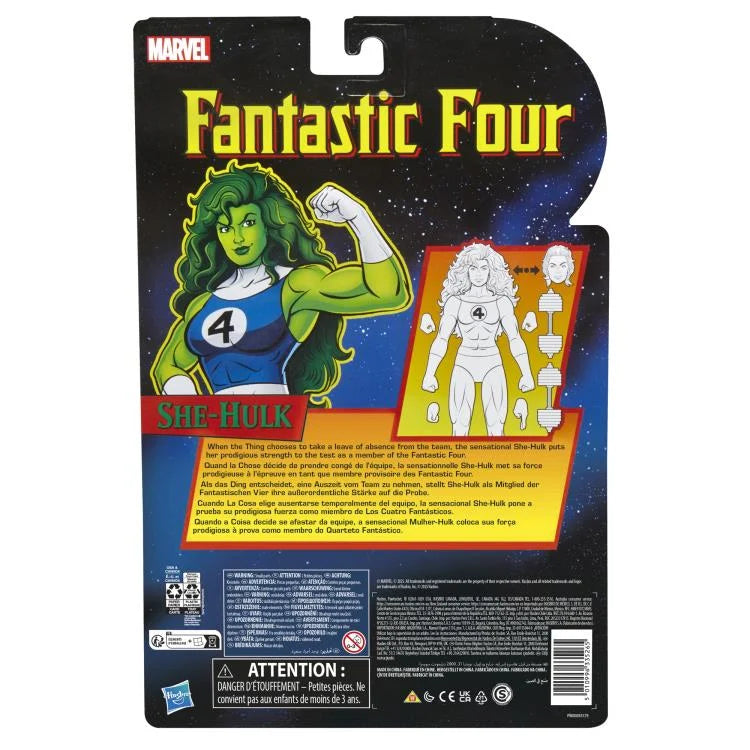 She-Hulk Fantastic Four Marvel Legends Retro Collection Action Figure