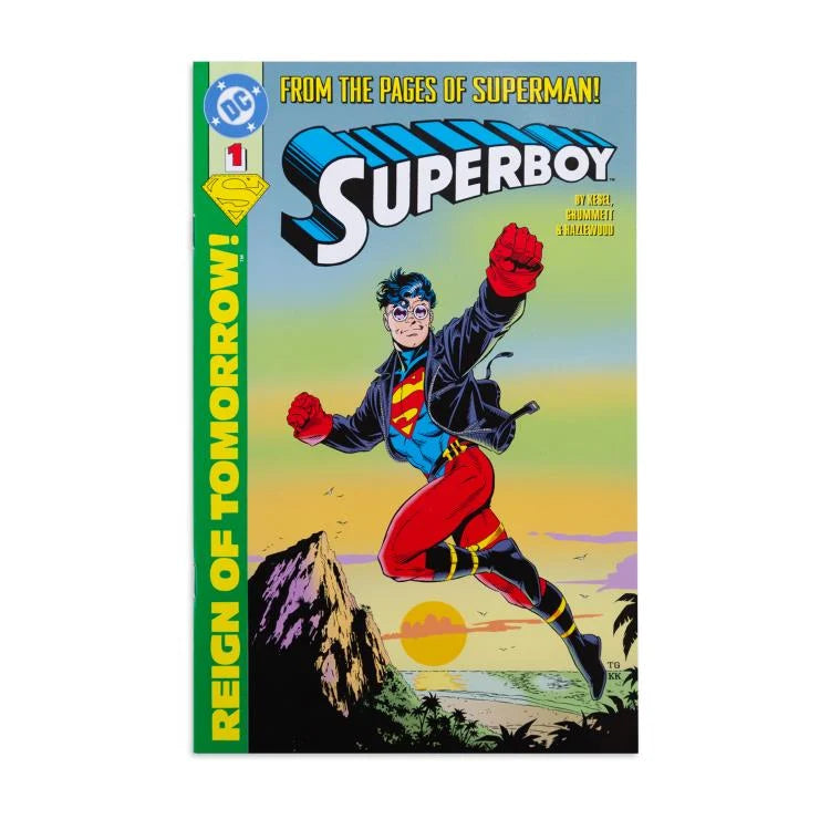 Superboy DC Page Punchers 7" Action Figure with Comic