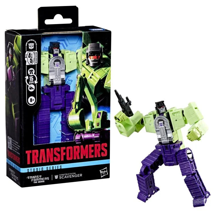 The Transformers: The Movie Studio Series Deluxe Class Constructicon Scavenger Action Figure