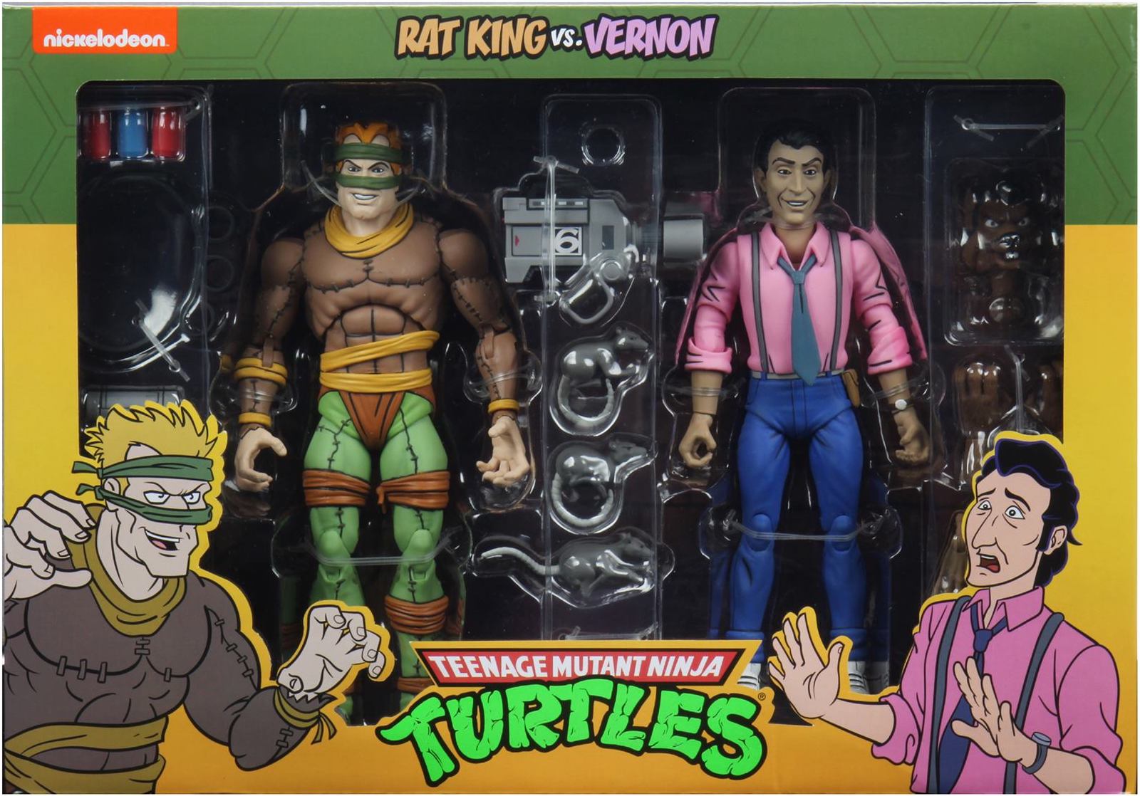 NECA Teenage Mutant Ninja Turtles - Rat King vs Vernon