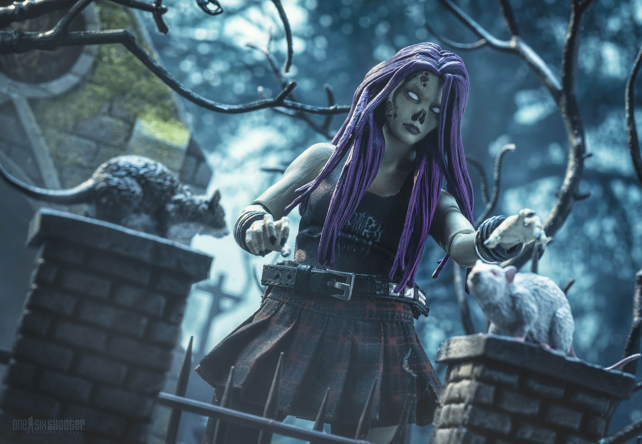 Four Horsemen Studios: Graveyard Zombies Rocker Zombie Action Figure (Preorder)