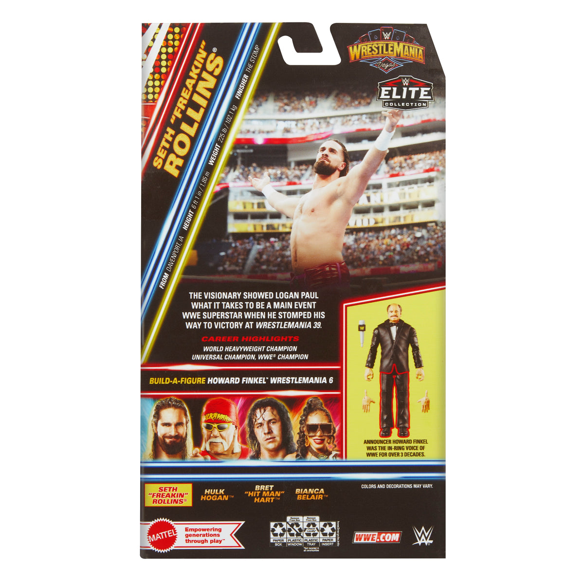 WWE WrestleMania - Elite Collection Seth Rollins (BAF)