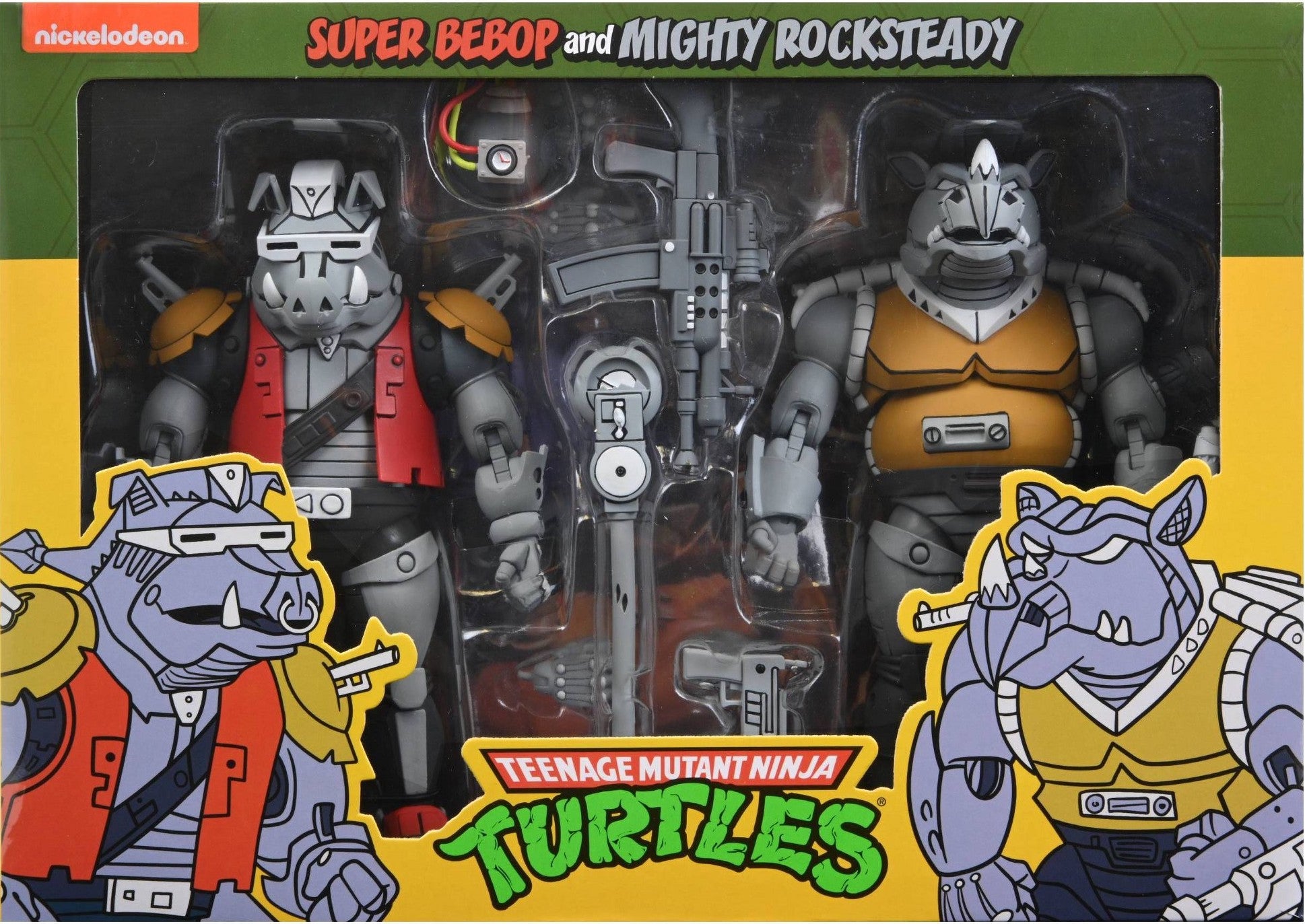 Teenage Mutant Ninja Turtles NECA - Super Bebop and Mighty Rocksteady