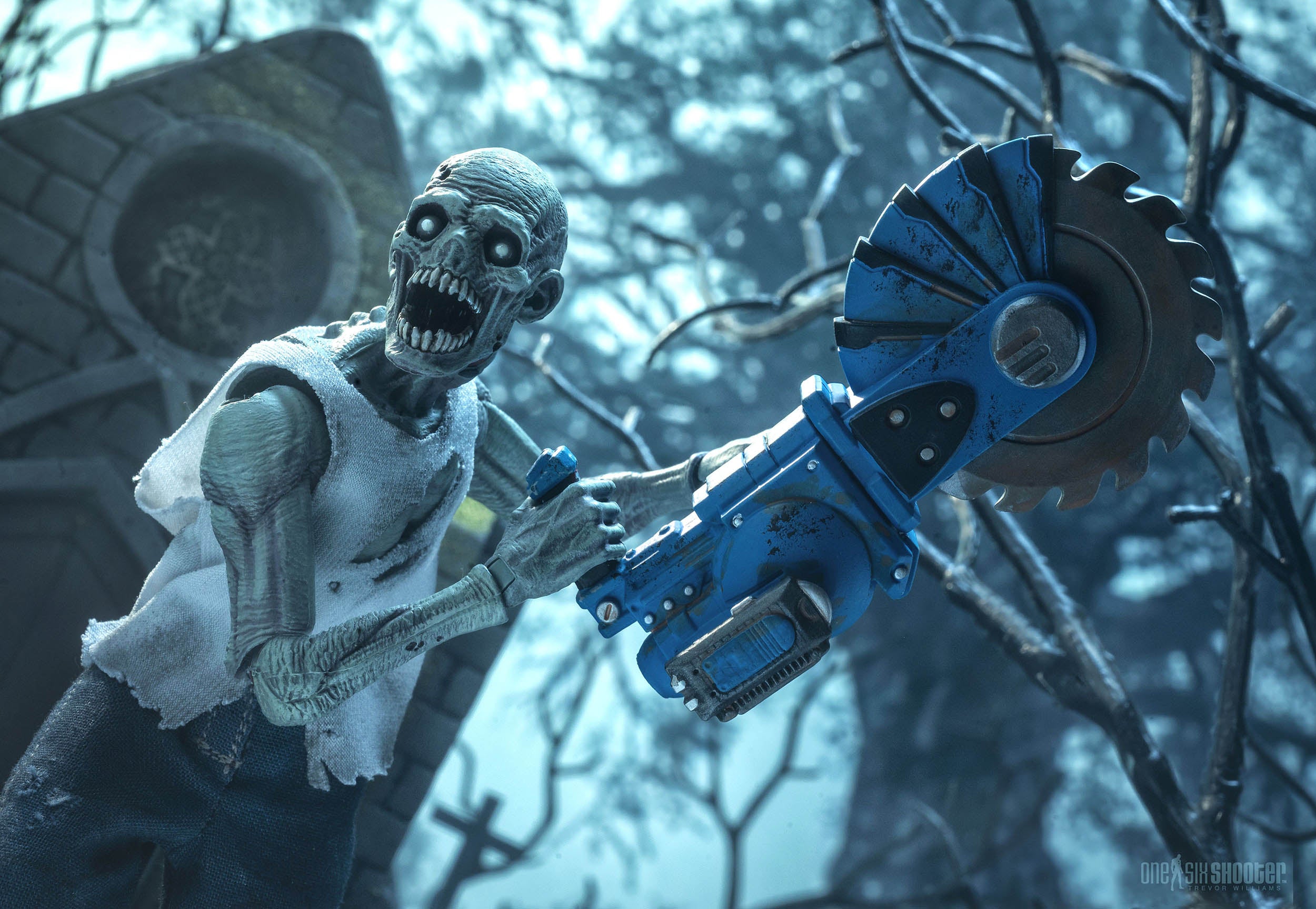 Four Horsemen Studios: Graveyard Zombies Male Worker Zombie Action Figure (Preorder)