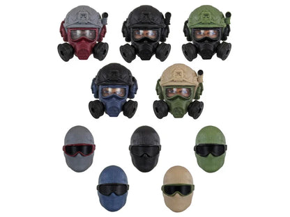 Action Force - Tactical Head Gear Accessory Set