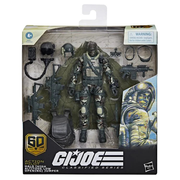Action Pilot Halo Jumper Deluxe Figure G.I. Joe 60th Anniversary Classified Series