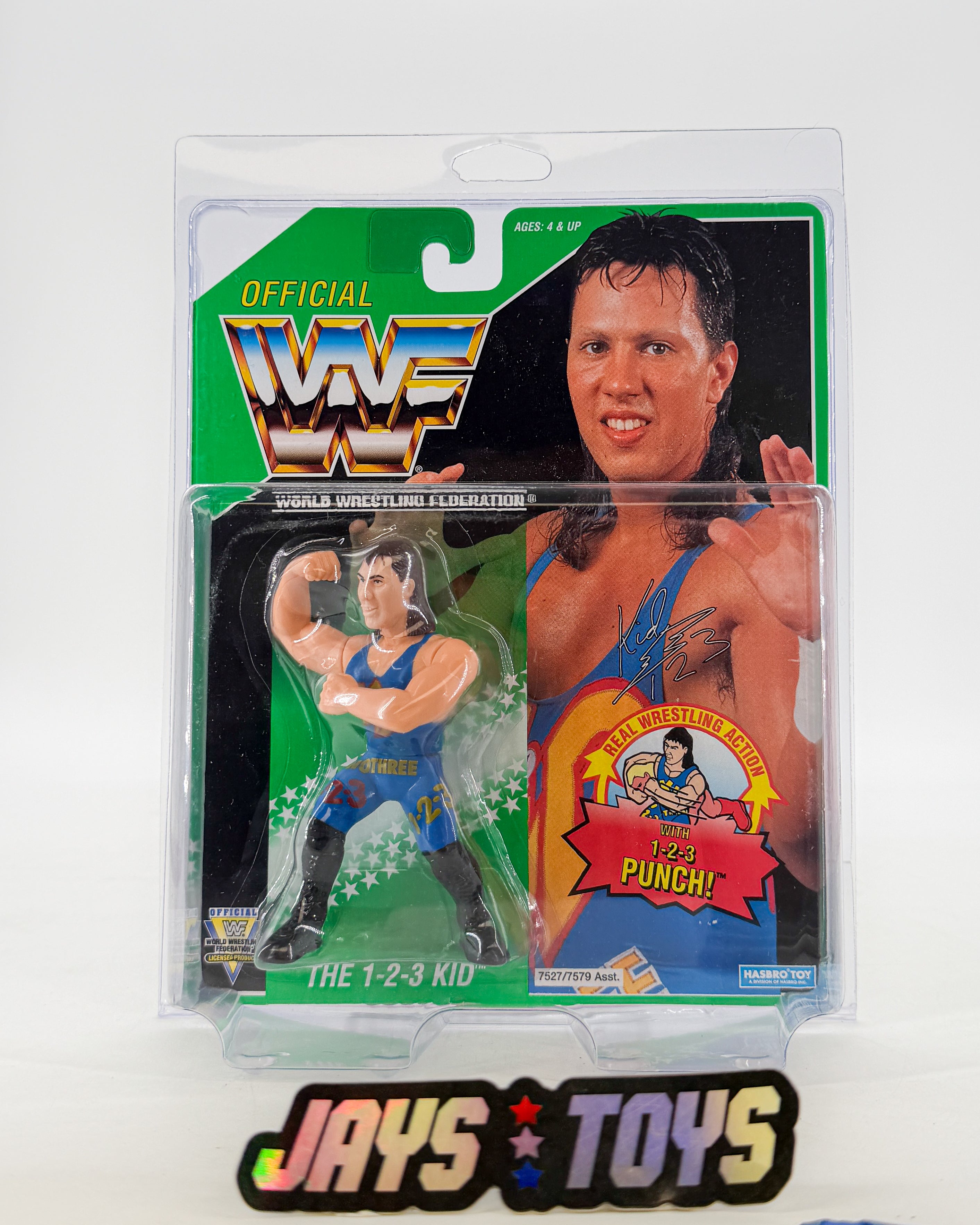 1-2-3 Kid WWF Series 11 1994 Hasbro Carded Action Figure product image