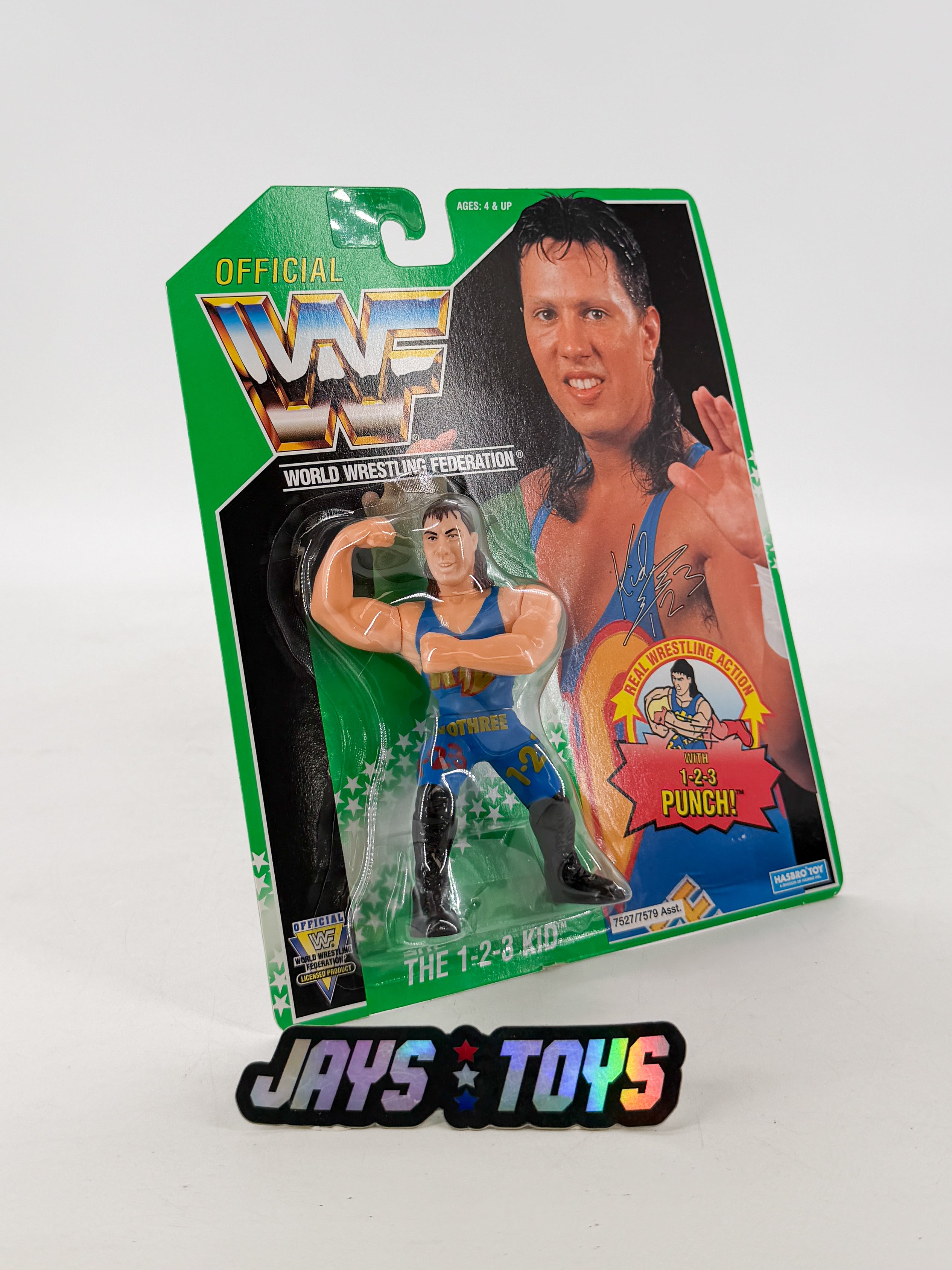 1-2-3 Kid WWF Series 11 1994 Hasbro Carded Action Figure - view 6