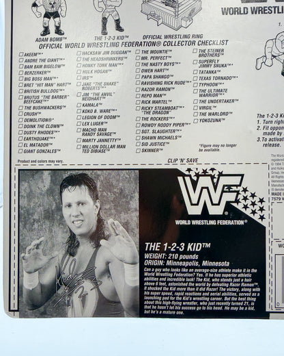 1-2-3 Kid WWF Series 11 1994 Hasbro Carded Action Figure - view 7