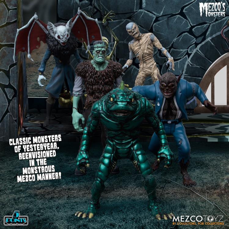 Mezco's Monsters 5 Points - Tower of Fear Deluxe Boxed Set