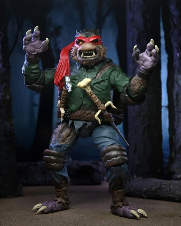 Universal Monsters x Teenage Mutant Ninja Turtles Ultimate Raphael as Wolfman Action Figure